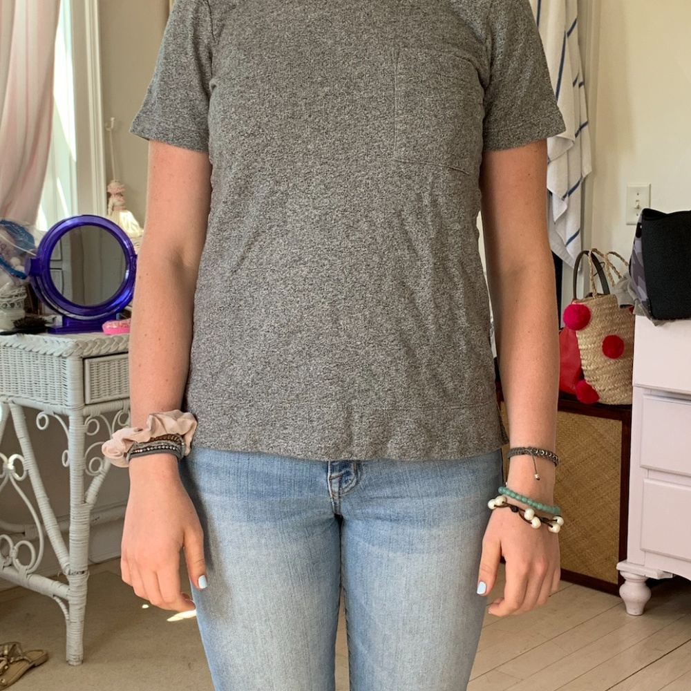 JCrew grey top